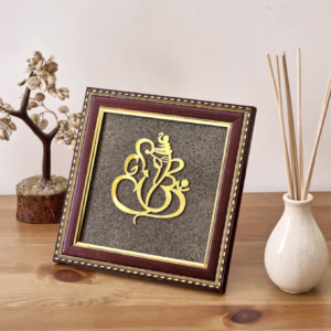 Ganesha on Pyrite Frame